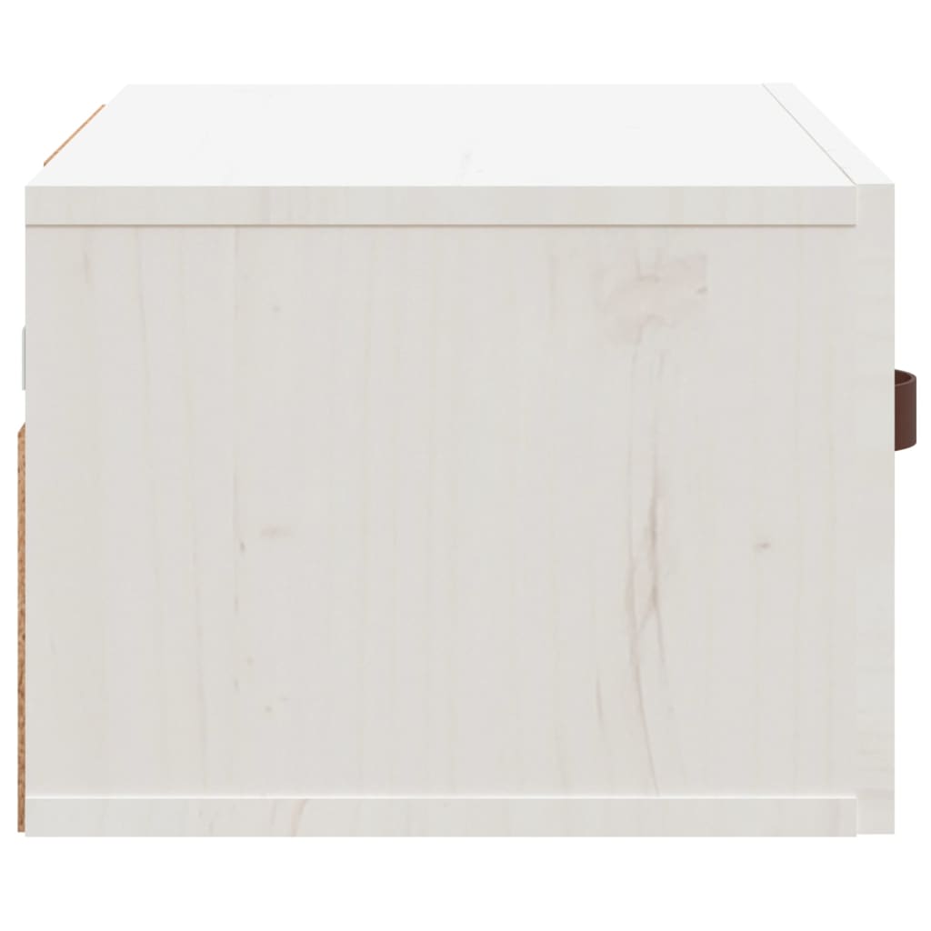 Wall-mounted nightstands, 2 pcs., white, 40x29.5x22cm