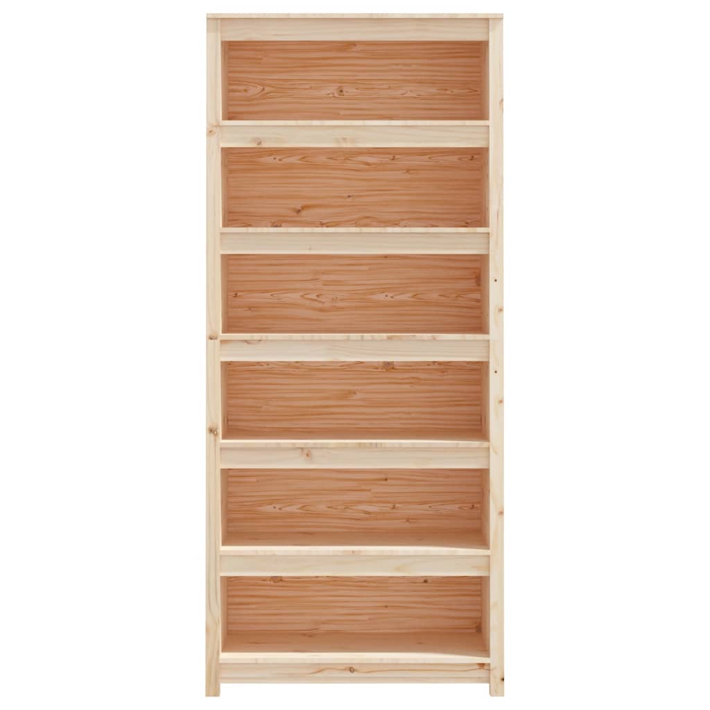 Grāmatu skapis, 80x35x183cm, masīva priedes koksne