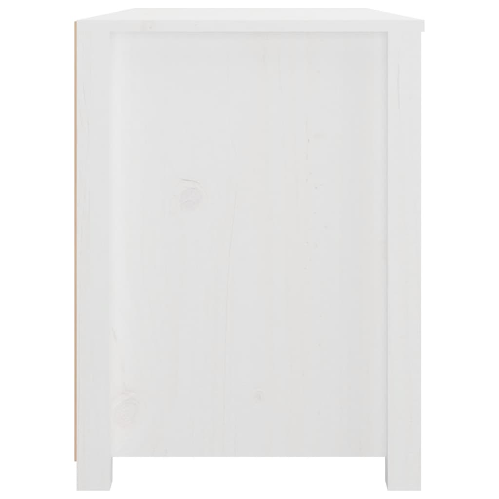 Side cabinet, white, 100x40x54cm, solid pine