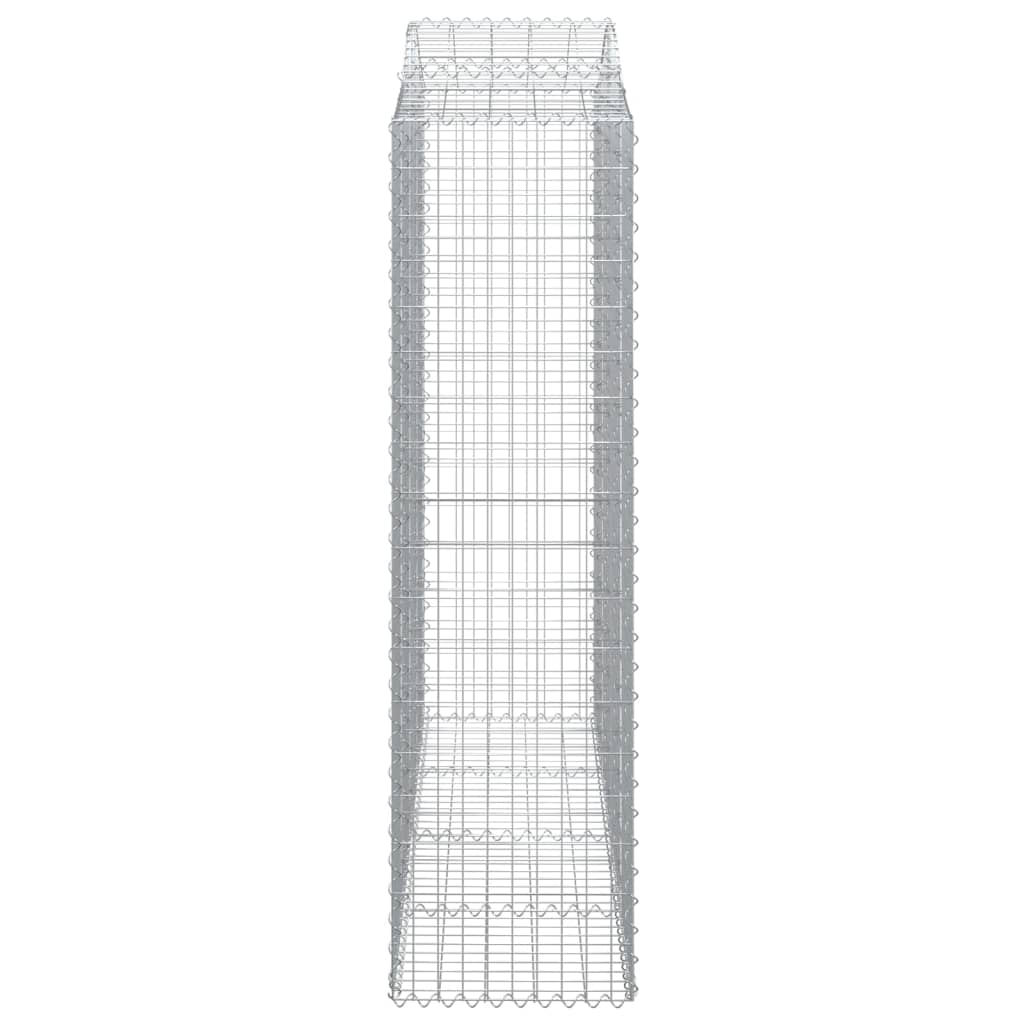 Išlenkti gabiono krepšiai, 30 vnt., 200x50x180/200cm, geležis