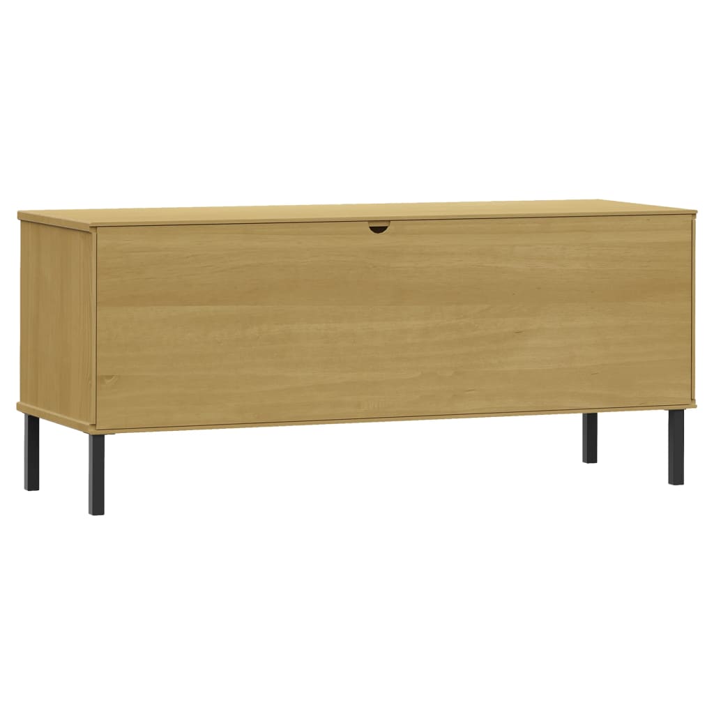 Apavu plaukts ar kājām, brūns, 106x35x45cm, koks, OSLO