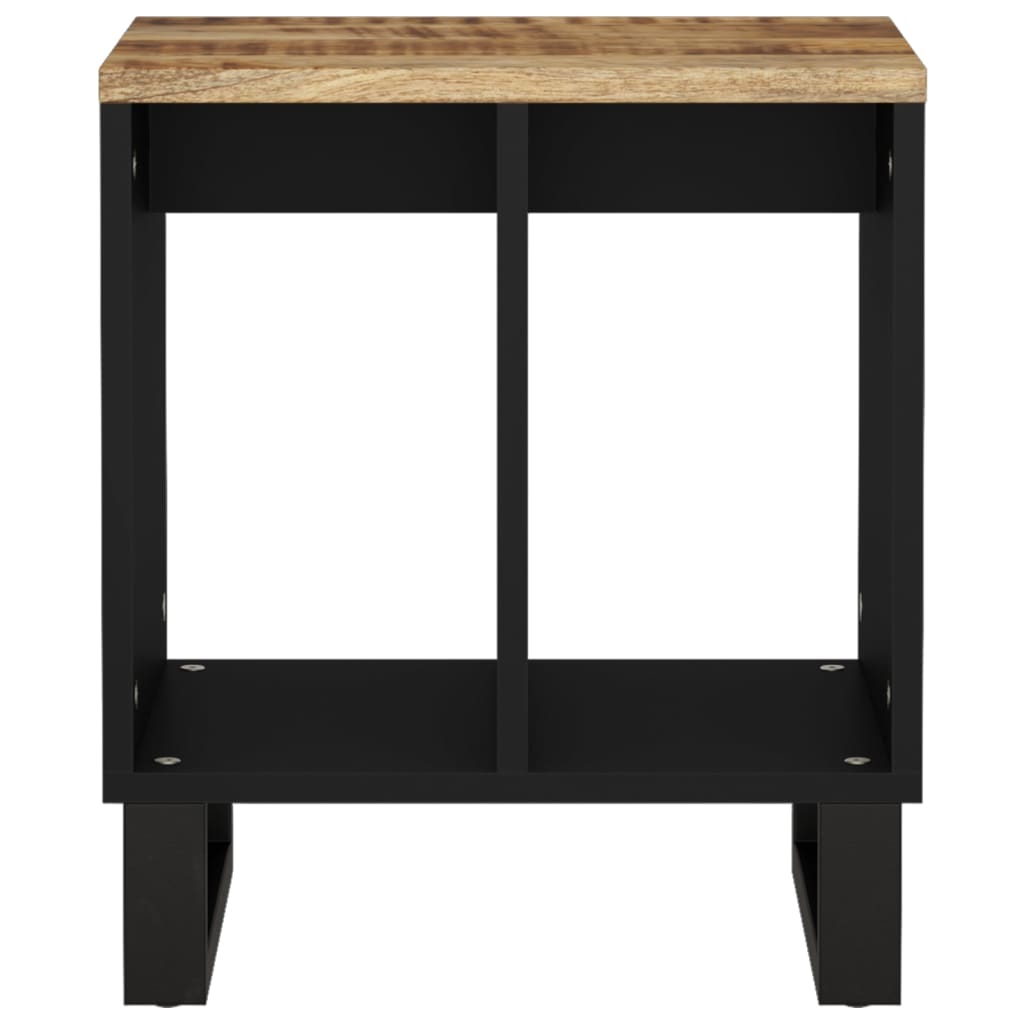 Side table, 40x31x46cm, solid mango wood/engineered wood