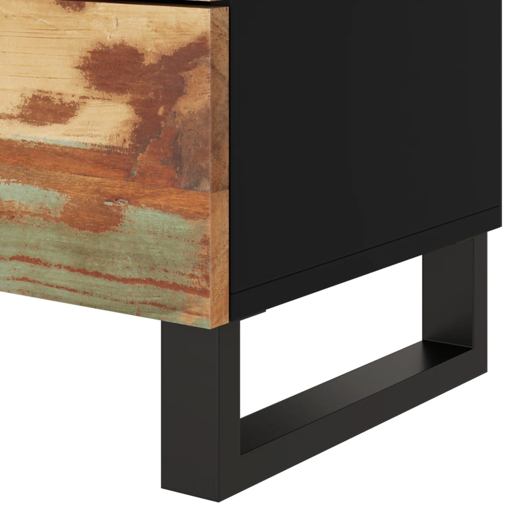 Nightstand, 50x33x62cm, recycled and treated wood