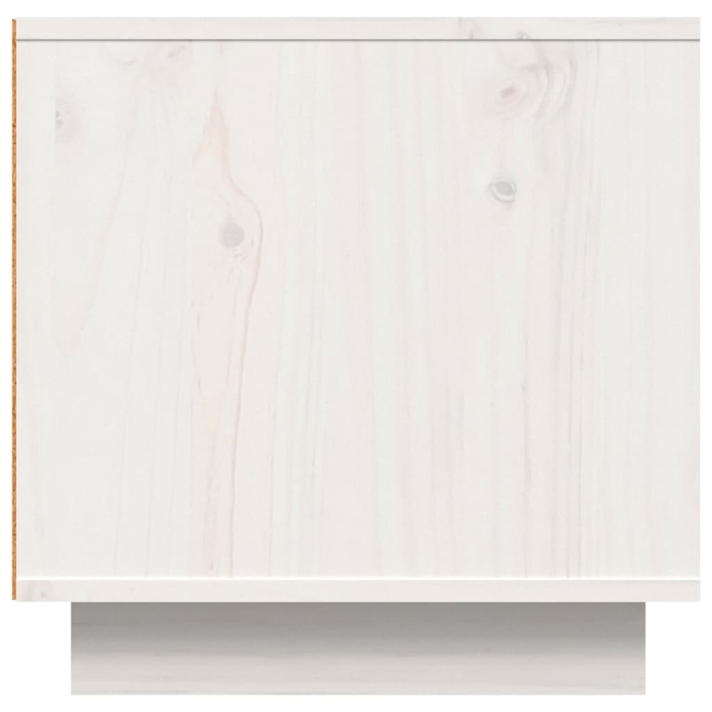 Televizoriaus spintelė, balta, 140x40x40cm, pušies masyvas