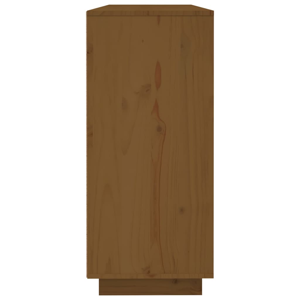 Šoninė spintelė, medaus ruda, 120x35x80cm, pušies masyvas