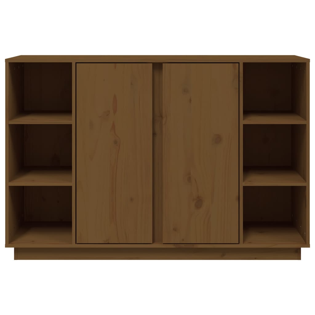 Sideboard, honey brown, 120x35x80cm, solid pine