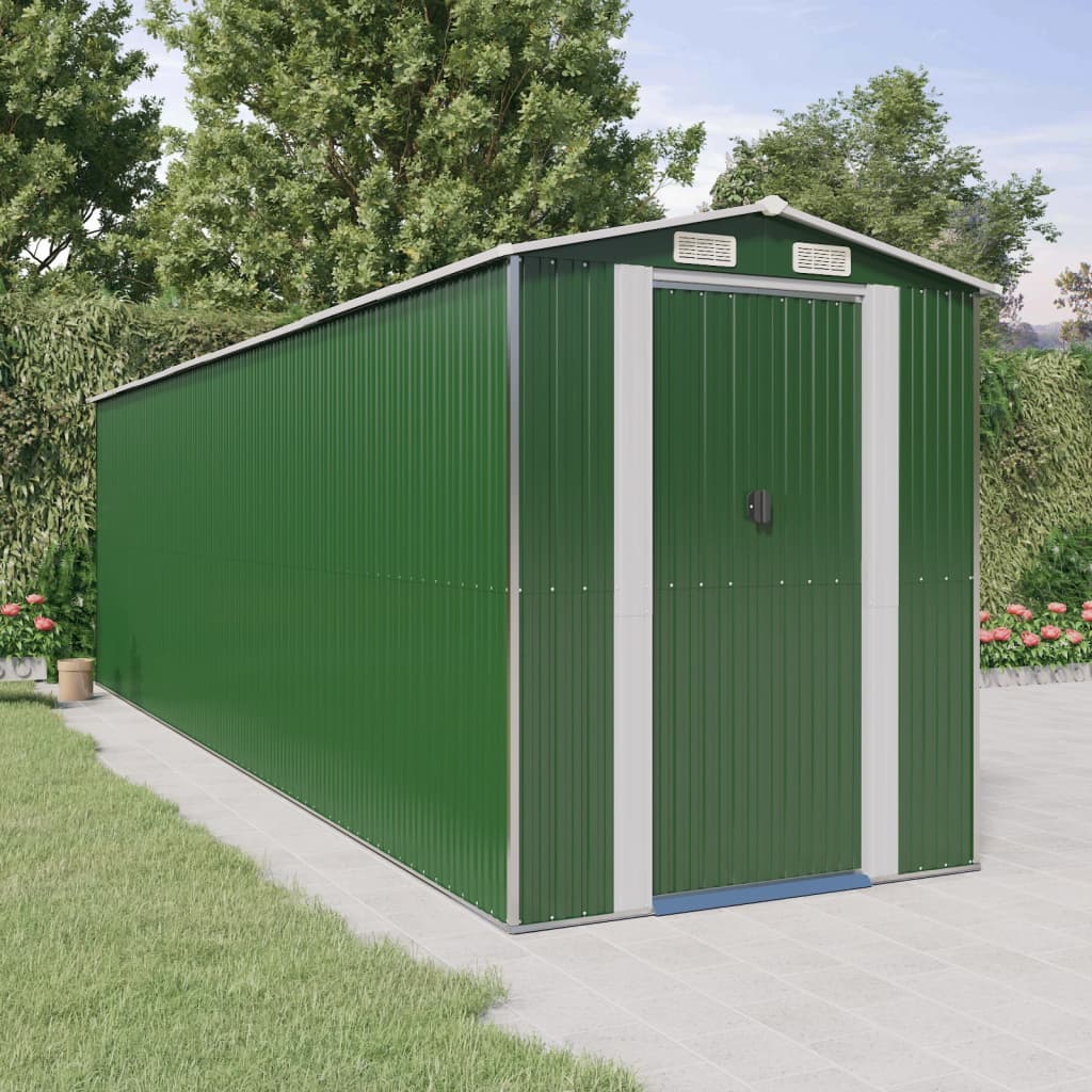Shed BECKFORD, green, 192x689cm