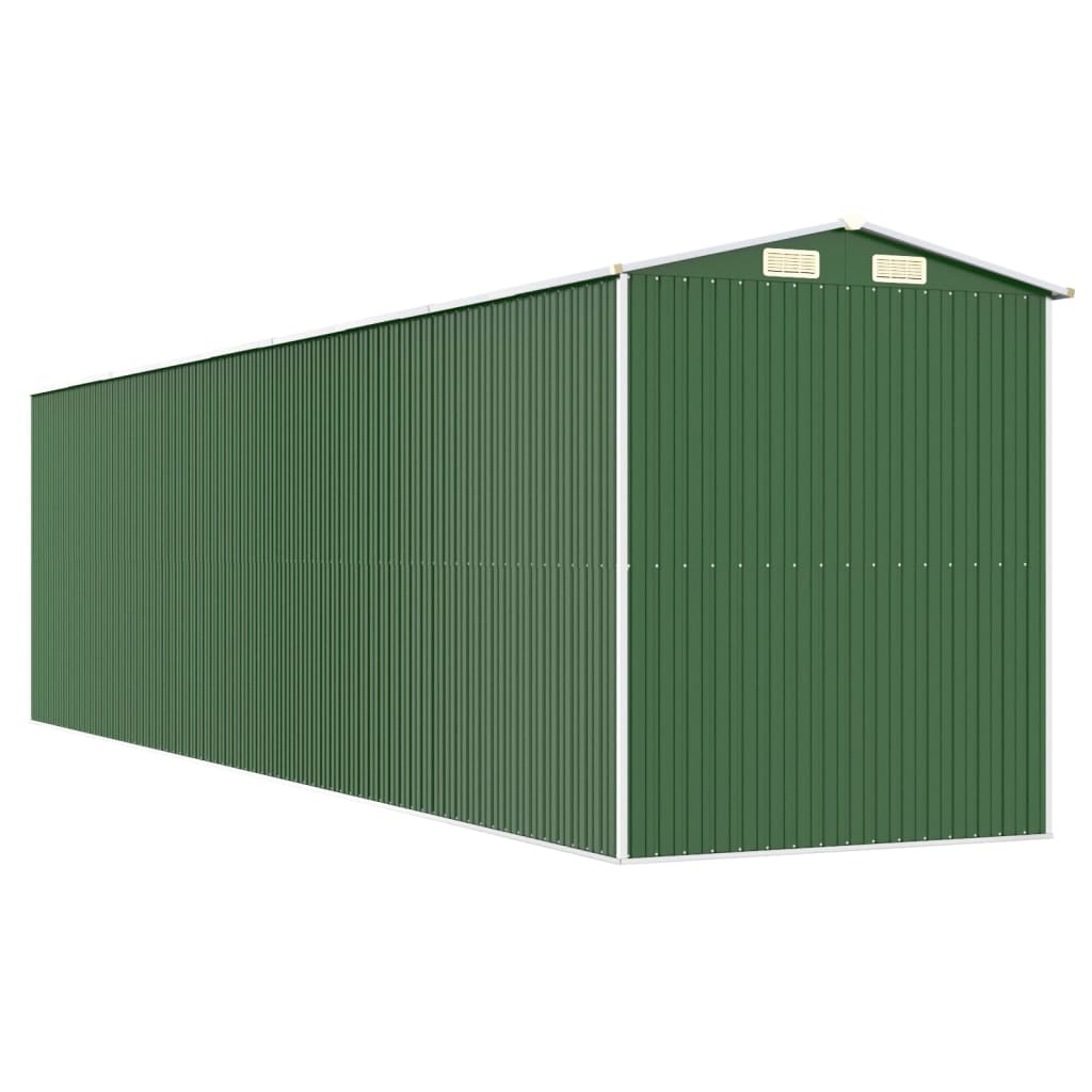 Shed BECKFORD, green, 192x772cm