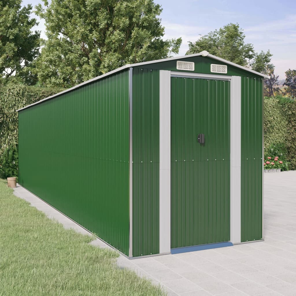 Shed BECKFORD, green, 192x772cm