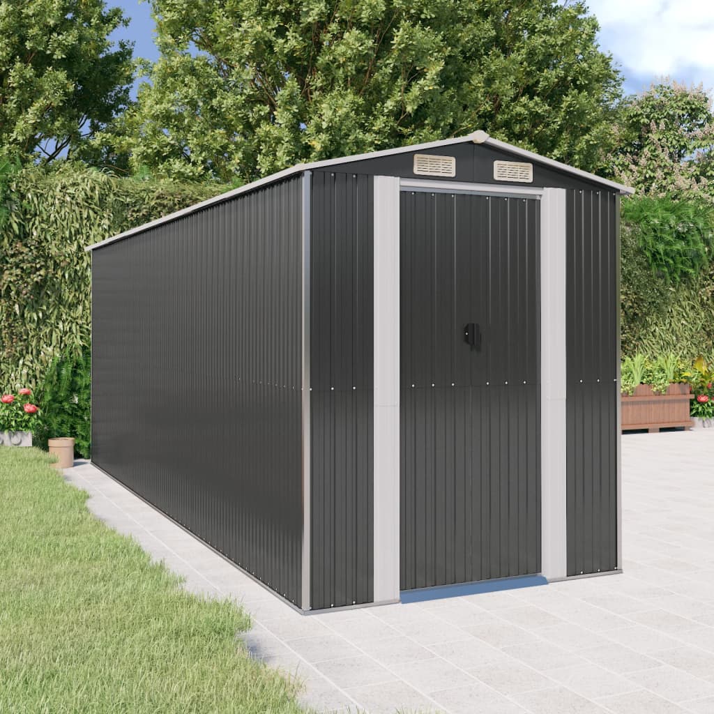 BECKFORD shed, anthracite, 192x523cm