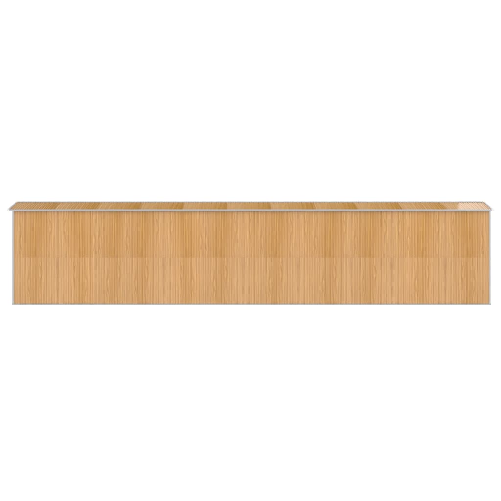 Shed BECKFORD, light brown, 192x938cm