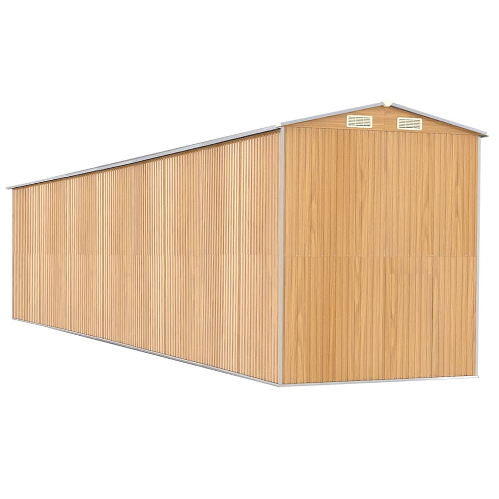 Shed BECKFORD, light brown, 192x938cm