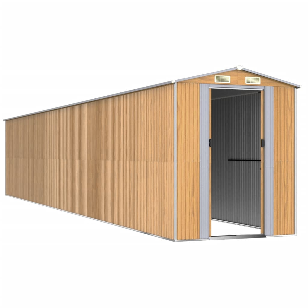 Shed BECKFORD, light brown, 192x1021cm