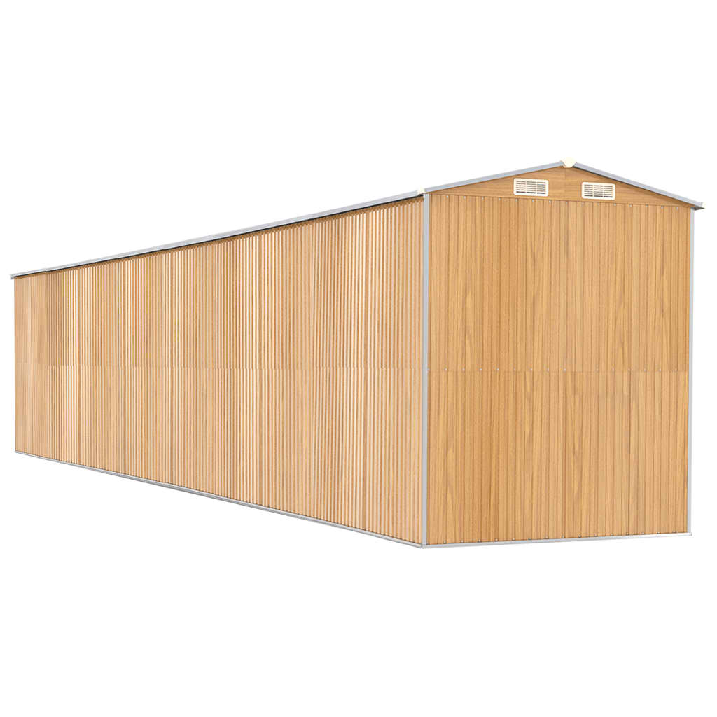 Shed BECKFORD, light brown, 192x1021cm