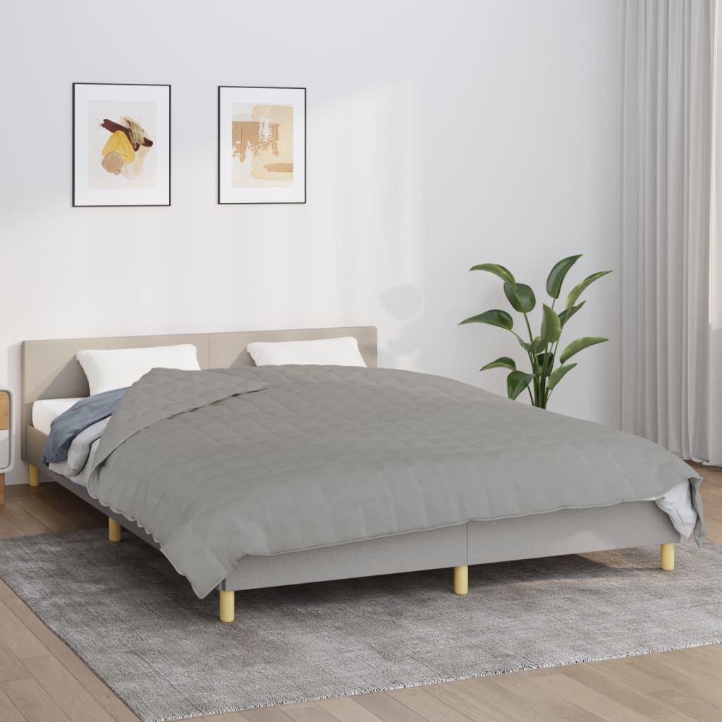 Svara sega, pelēka krāsa, 220x235cm, audums, 15kg