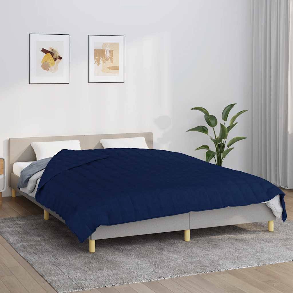 Svara sega, zila, 200x200cm, audums, 9kg