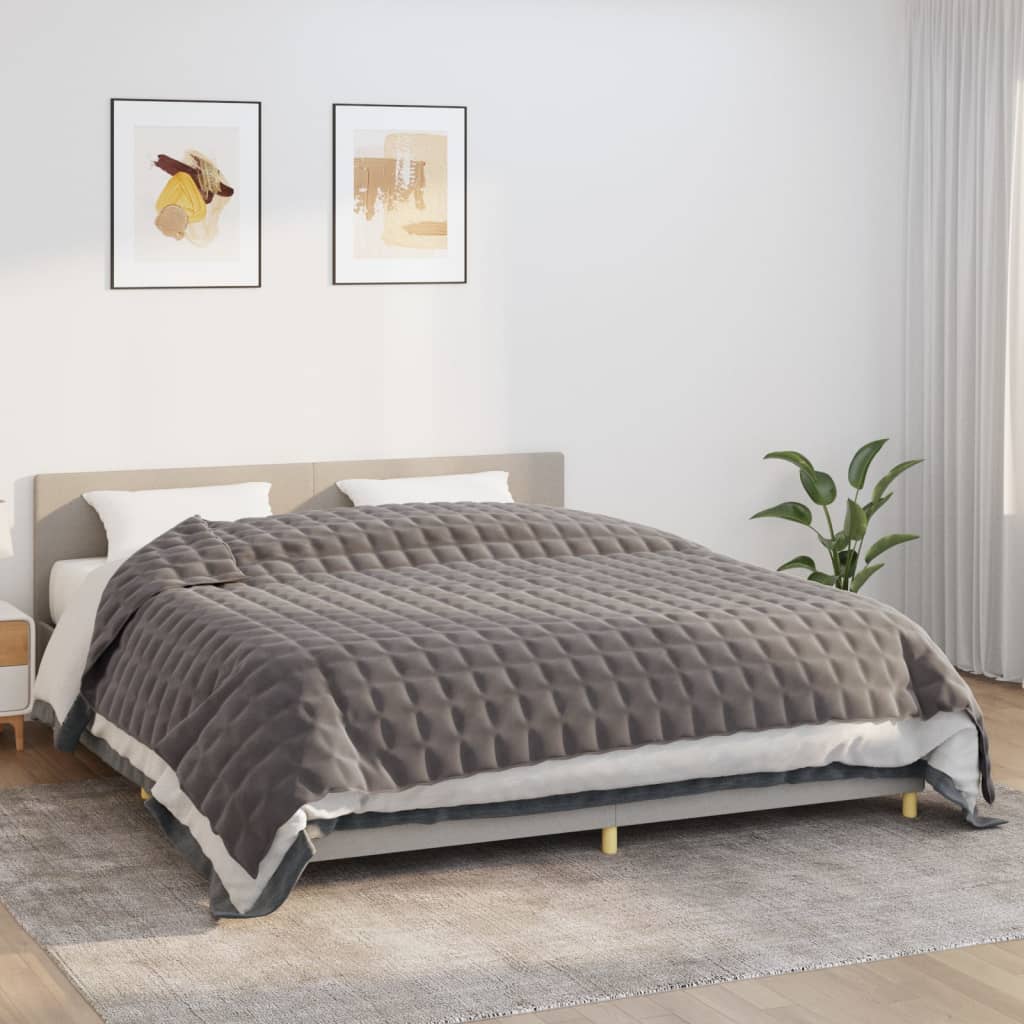 Svara sega, pelēka, 220x260cm, audums, 11kg