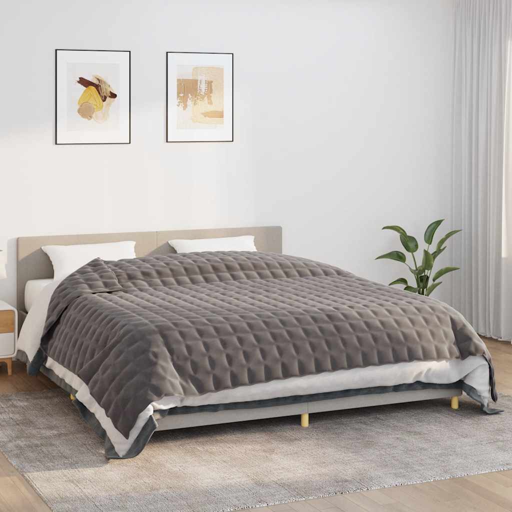Svara sega, pelēka, 235x290cm, audums, 11kg