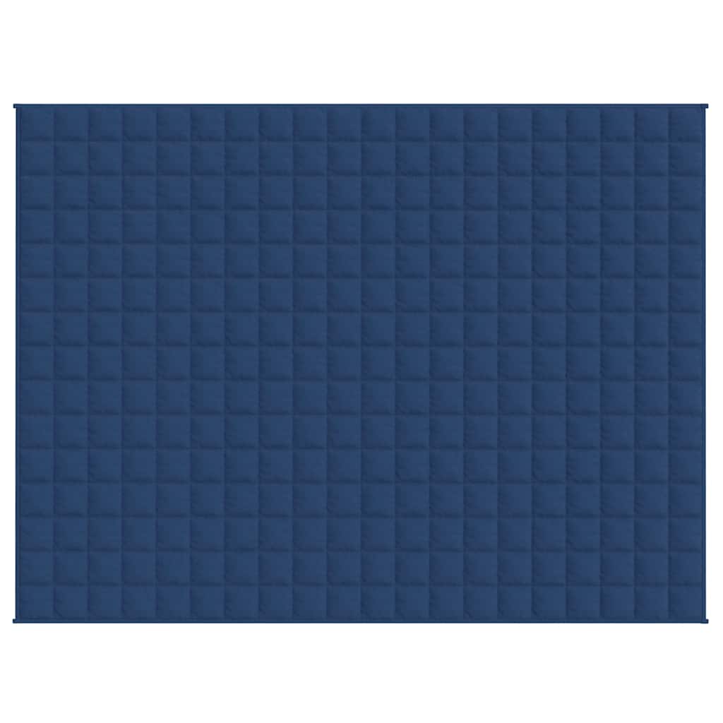 Weighted blanket, blue, 150x200cm, fabric, 7kg