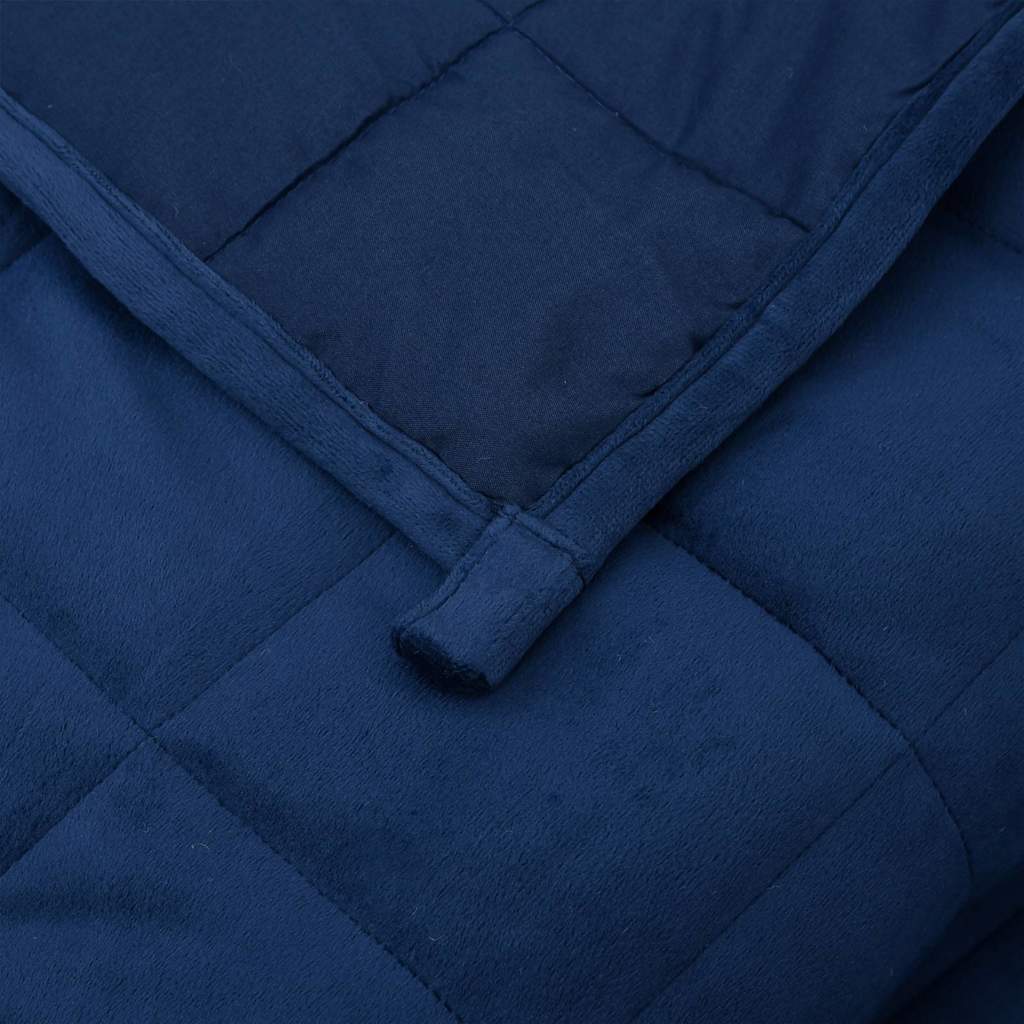 Weighted blanket, blue, 150x200cm, fabric, 7kg