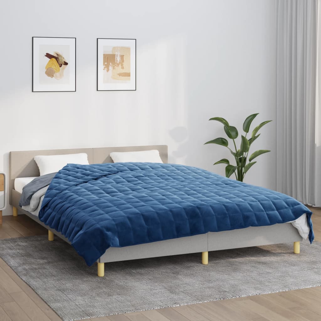 Svara sega, zila, 200x225cm, audums, 9kg