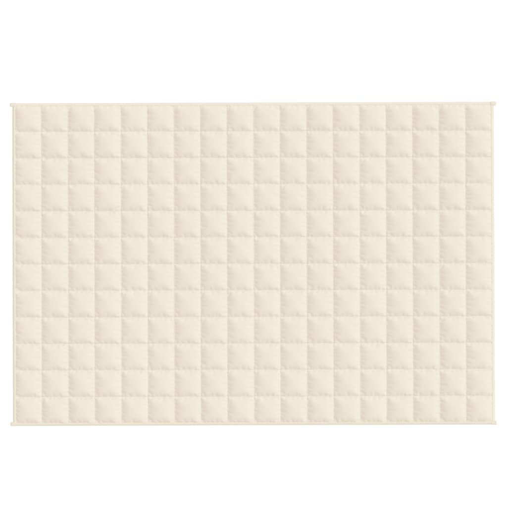 Weighted blanket, light cream, 120x180cm, fabric, 5kg