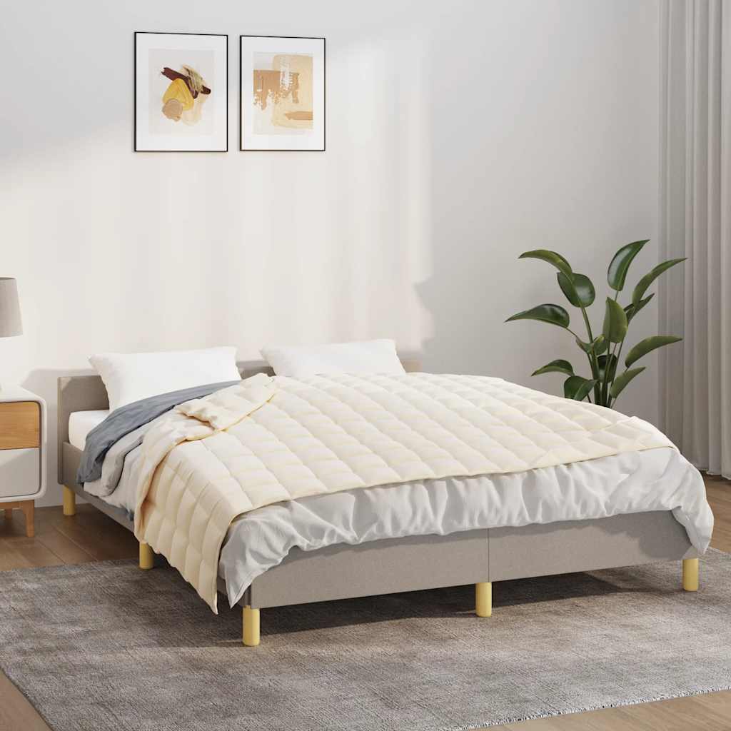 Weighted blanket, light cream, 120x180cm, fabric, 5kg