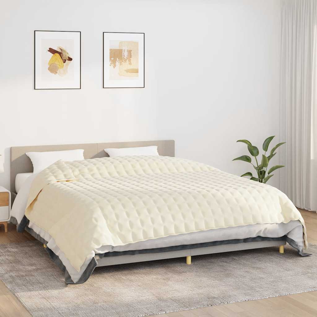 Svara sega, gaiši krēmkrāsas, 235x290cm, audums, 11kg
