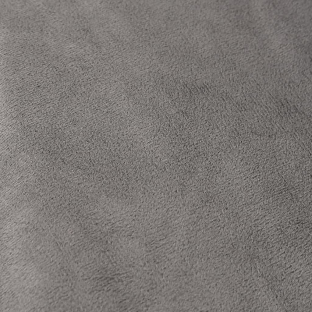 Heavy blanket with cover, grey, 150x200cm, fabric, 7kg