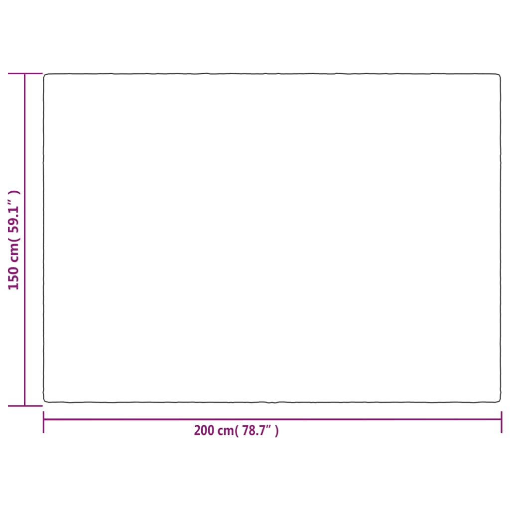 Heavy blanket with cover, grey, 150x200cm, fabric, 7kg