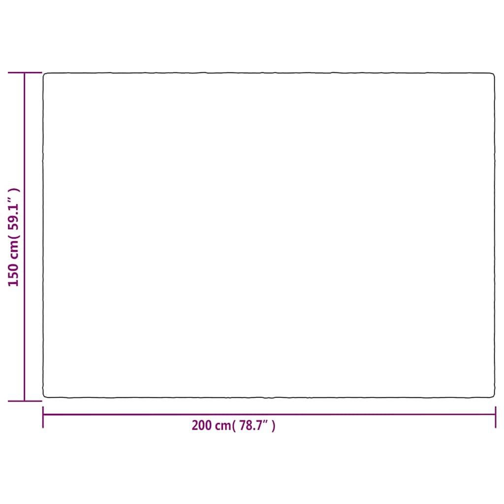 Heavy blanket with cover, grey, 150x200cm, fabric, 7kg