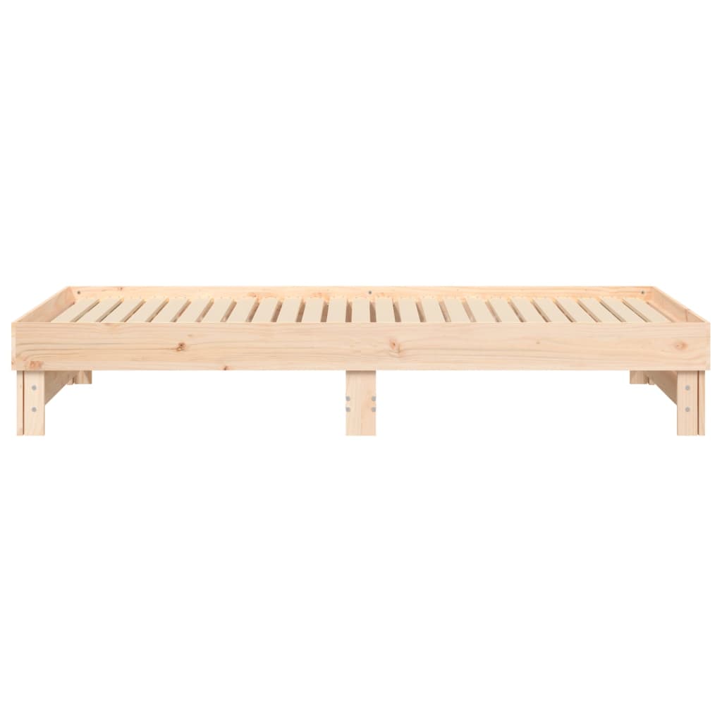 Ištraukiama lova, 2x(90x200)cm, pušies medienos masyvas
