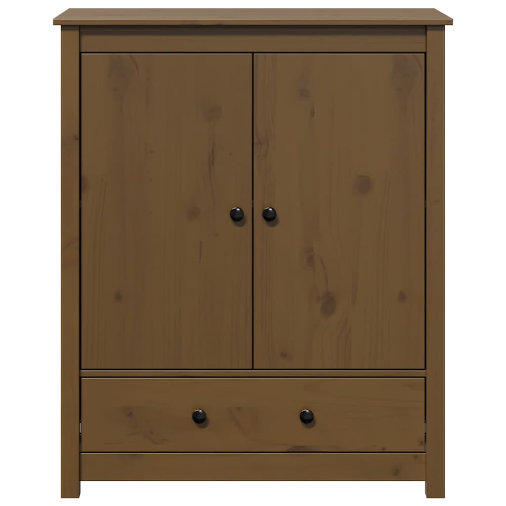 Chest of drawers, honey brown, 83x41.5x100cm, solid pine