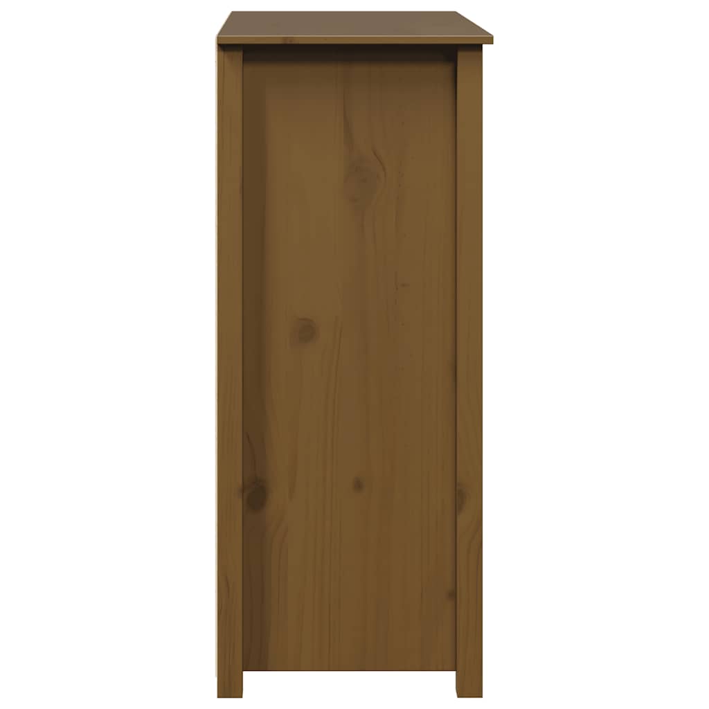 Chest of drawers, honey brown, 83x41.5x100cm, solid pine