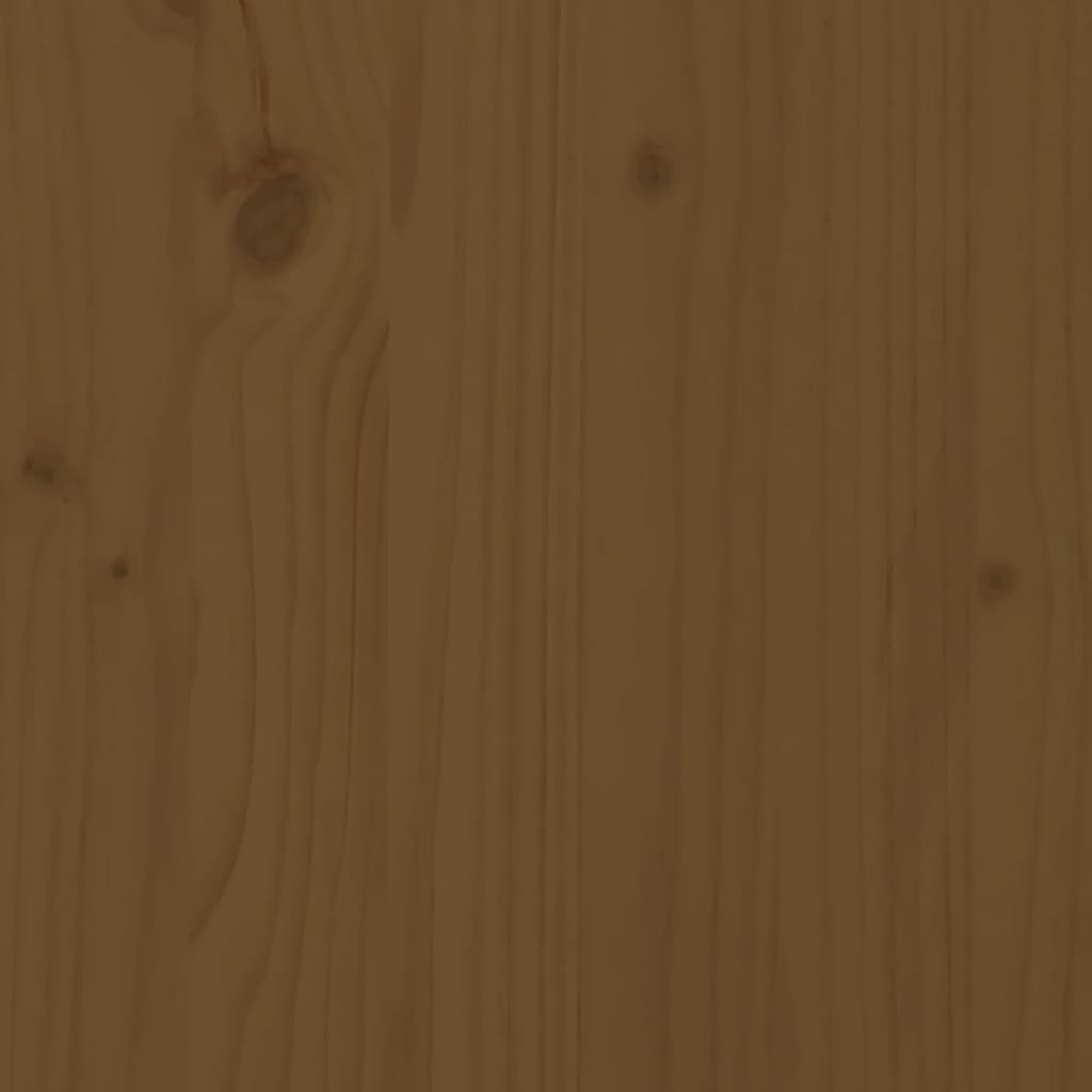Chest of 4 drawers, honey brown, 80x35x154cm, solid pine