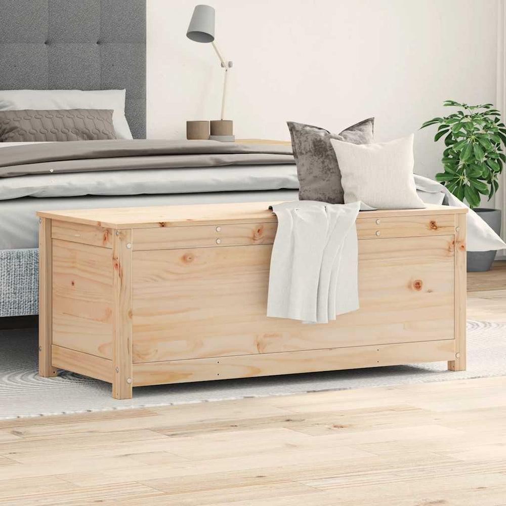 Storage box, 110x50x45.5cm, solid pine wood