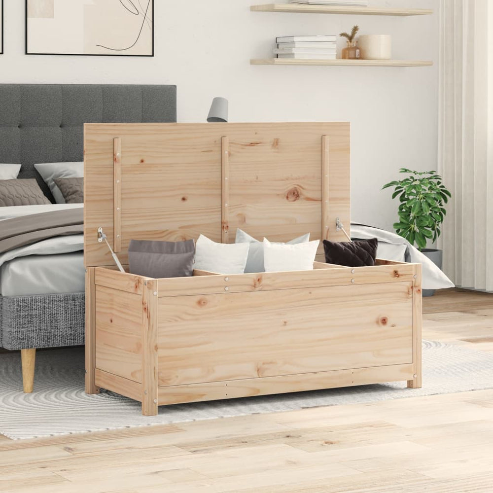 Storage box, 110x50x45.5cm, solid pine wood
