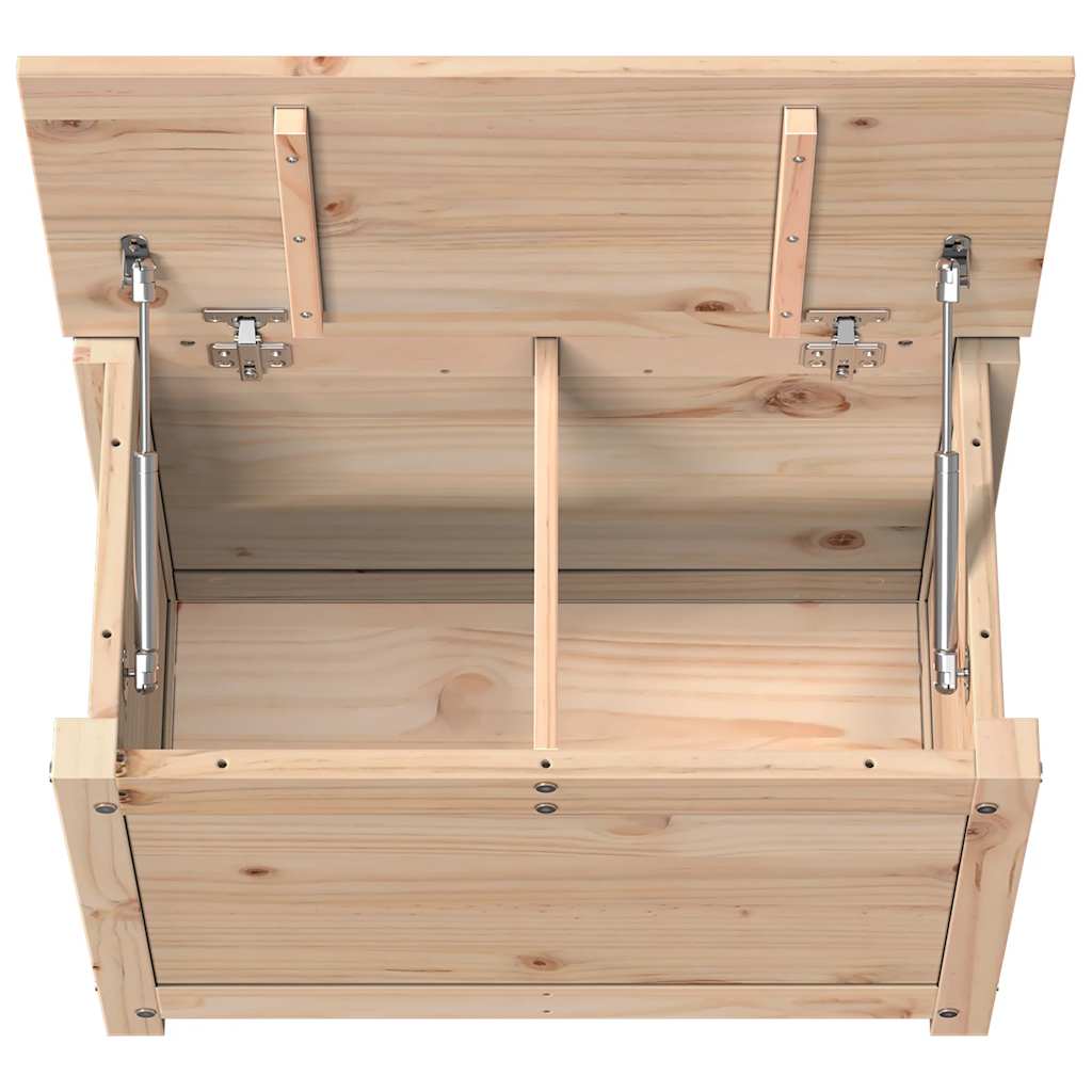 Storage box, 60x32x45.5cm, solid pine