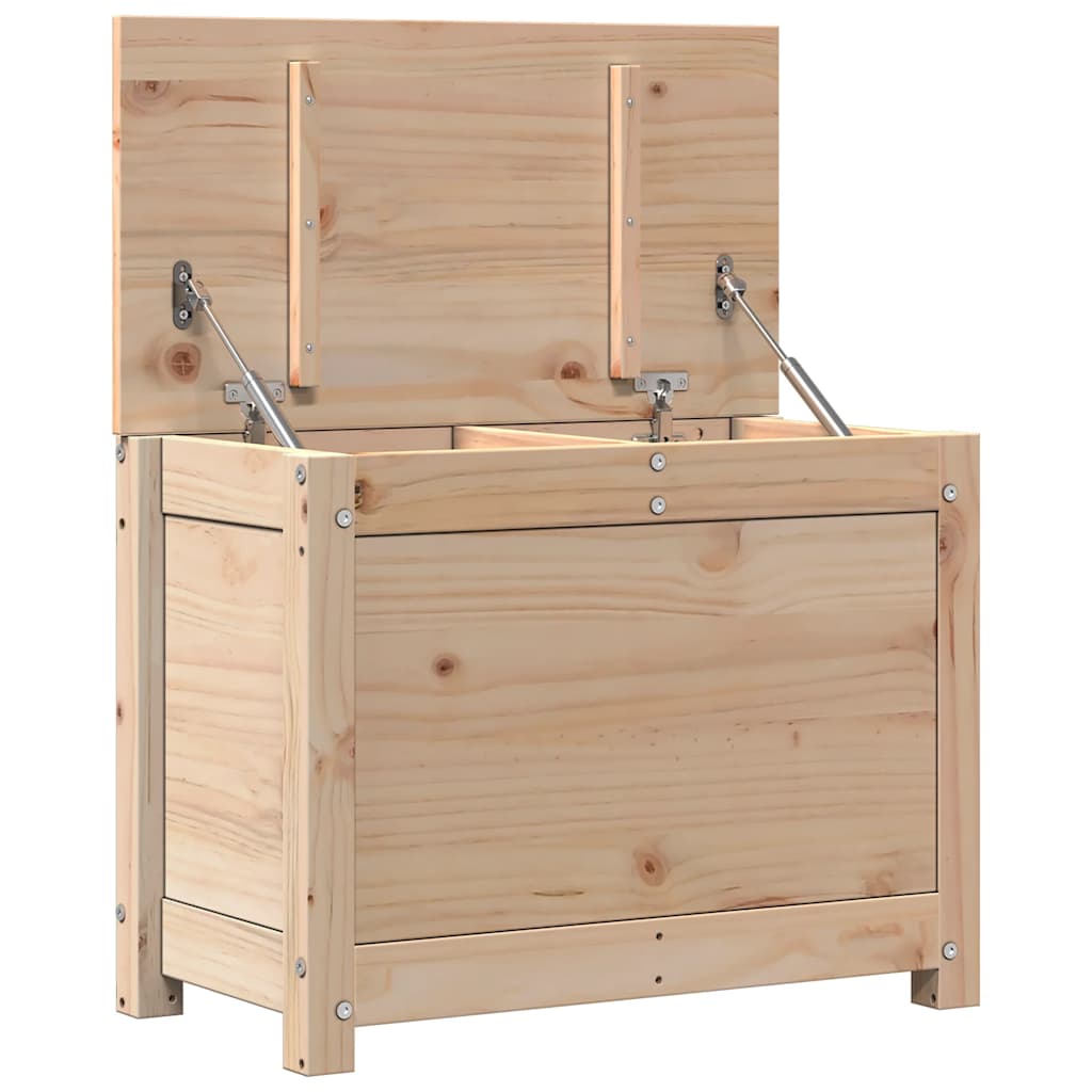 Storage box, 60x32x45.5cm, solid pine