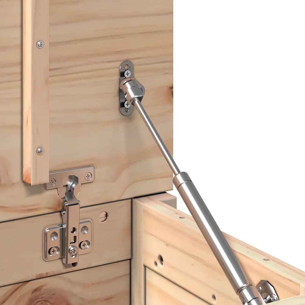 Storage box, 60x32x45.5cm, solid pine