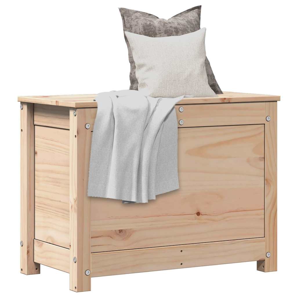 Storage box, 60x32x45.5cm, solid pine