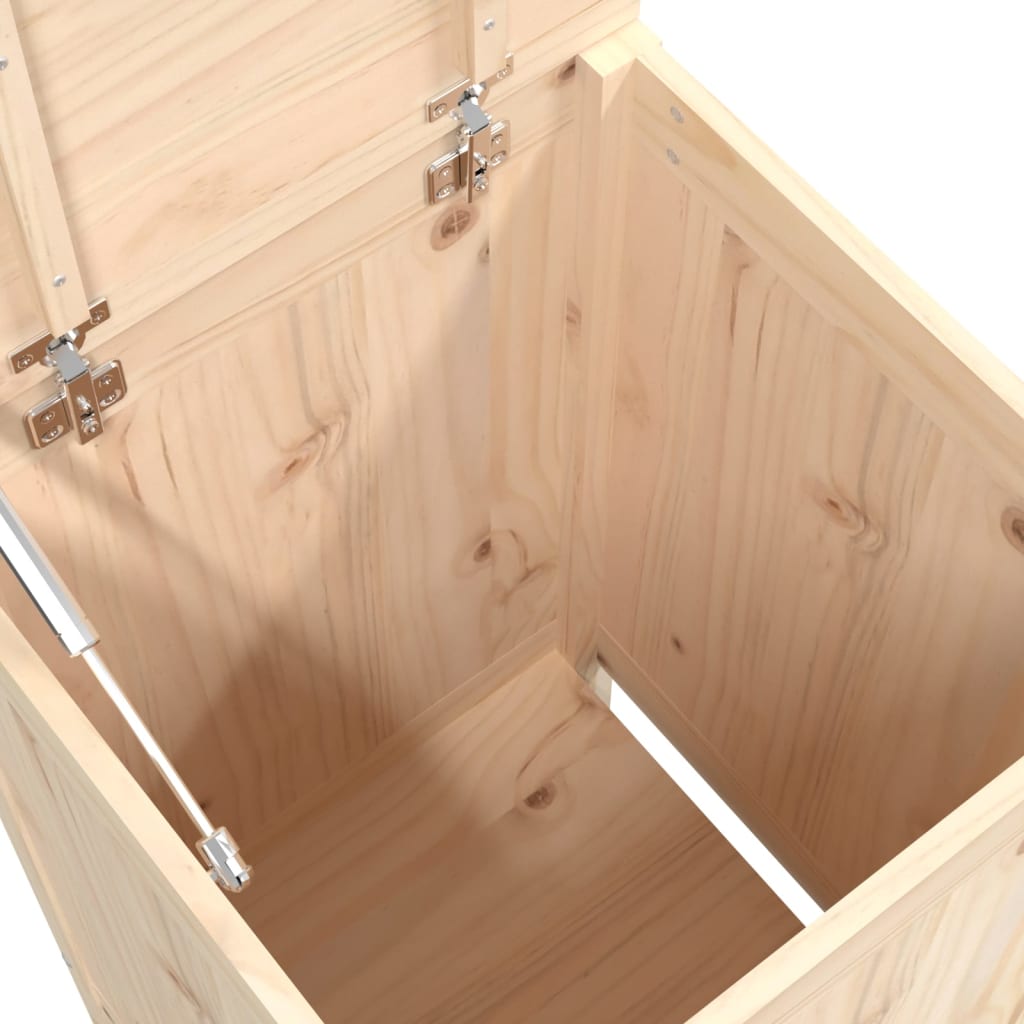 Laundry basket, 44x44x76cm, solid pine