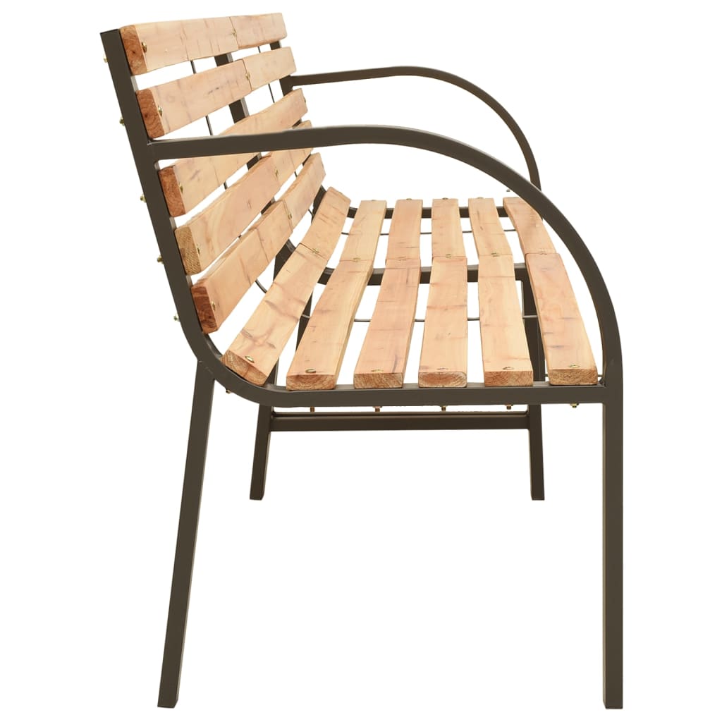 Double garden swing, 225cm, solid spruce wood