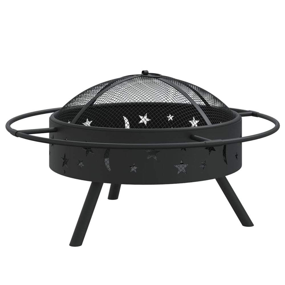 Laužavietė su žarstekliu, 70cm, plienas, XXL
