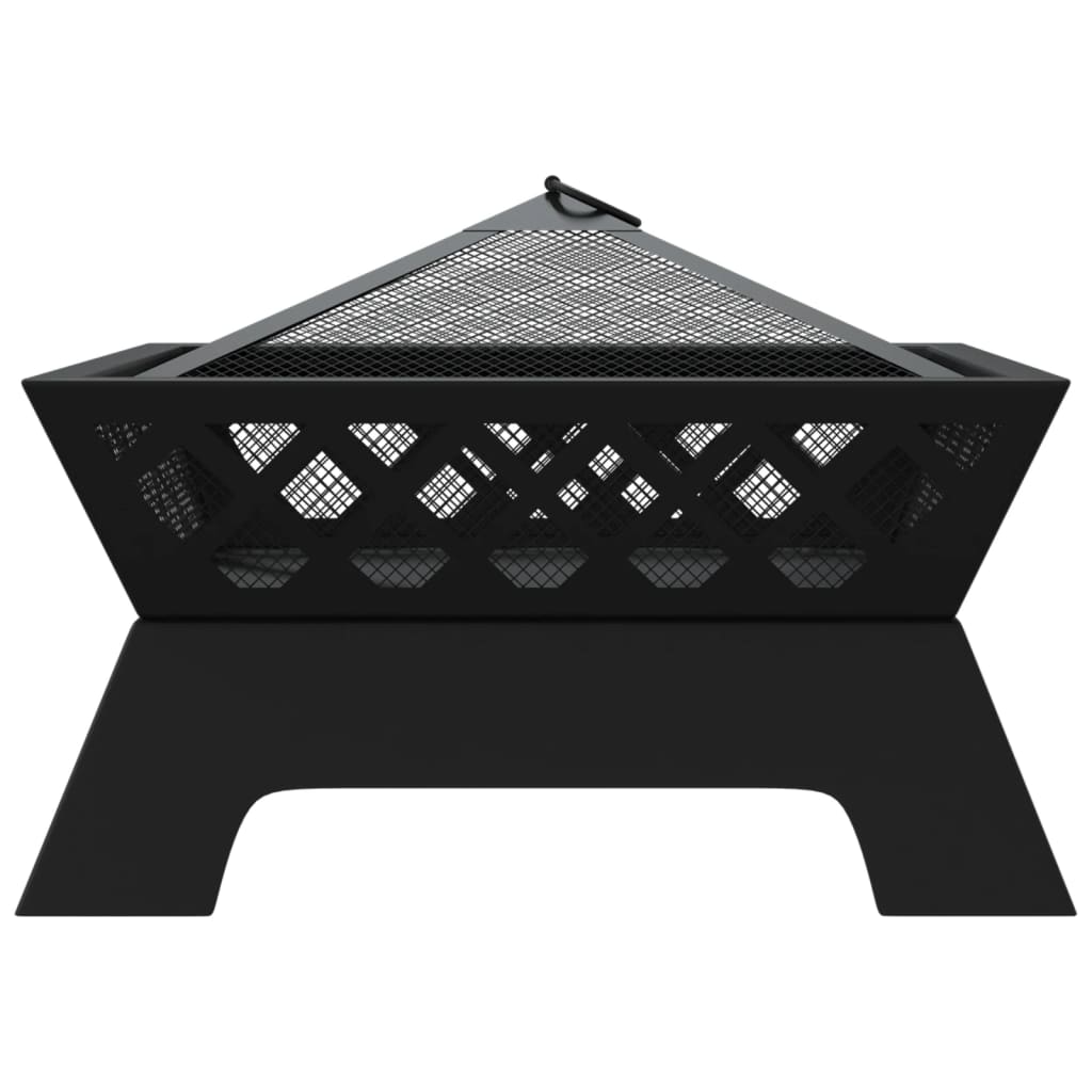 Laužavietė su žarstekliu, 50cm, plienas, XXL