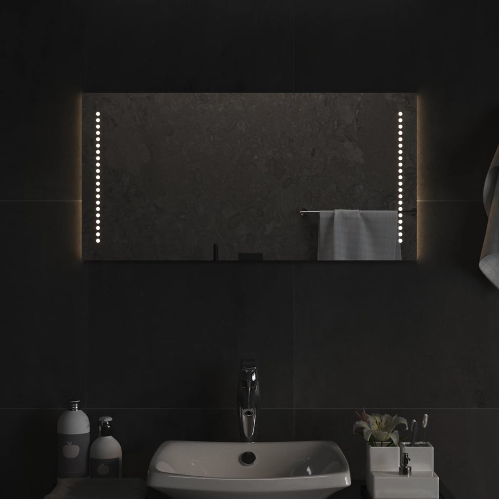 LED Bathroom Mirror, 40x80cm
