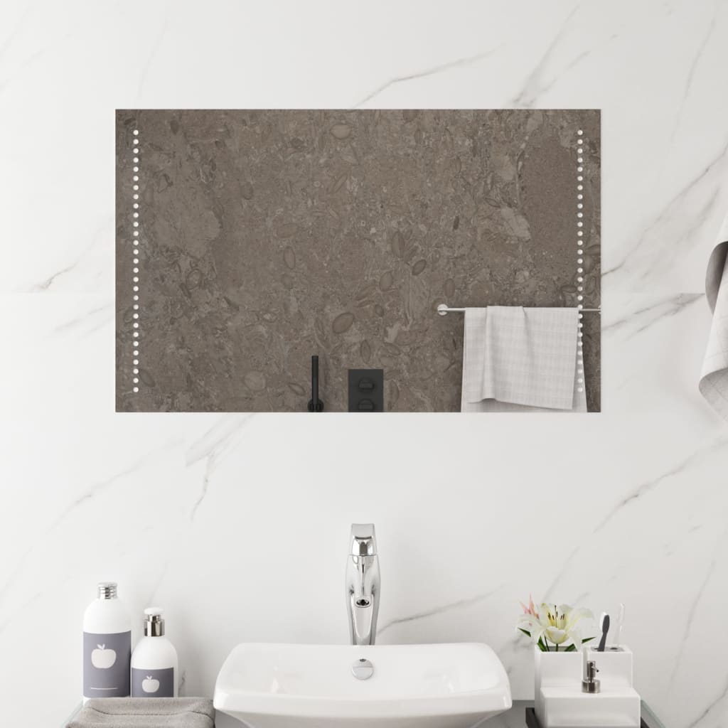 Vannas istabas LED spogulis, 50x80cm