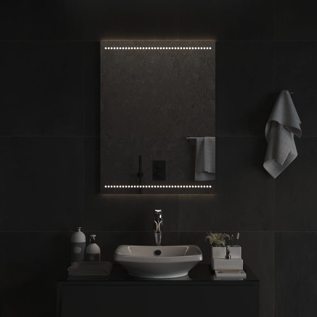Vannas istabas LED spogulis, 60x80 cm