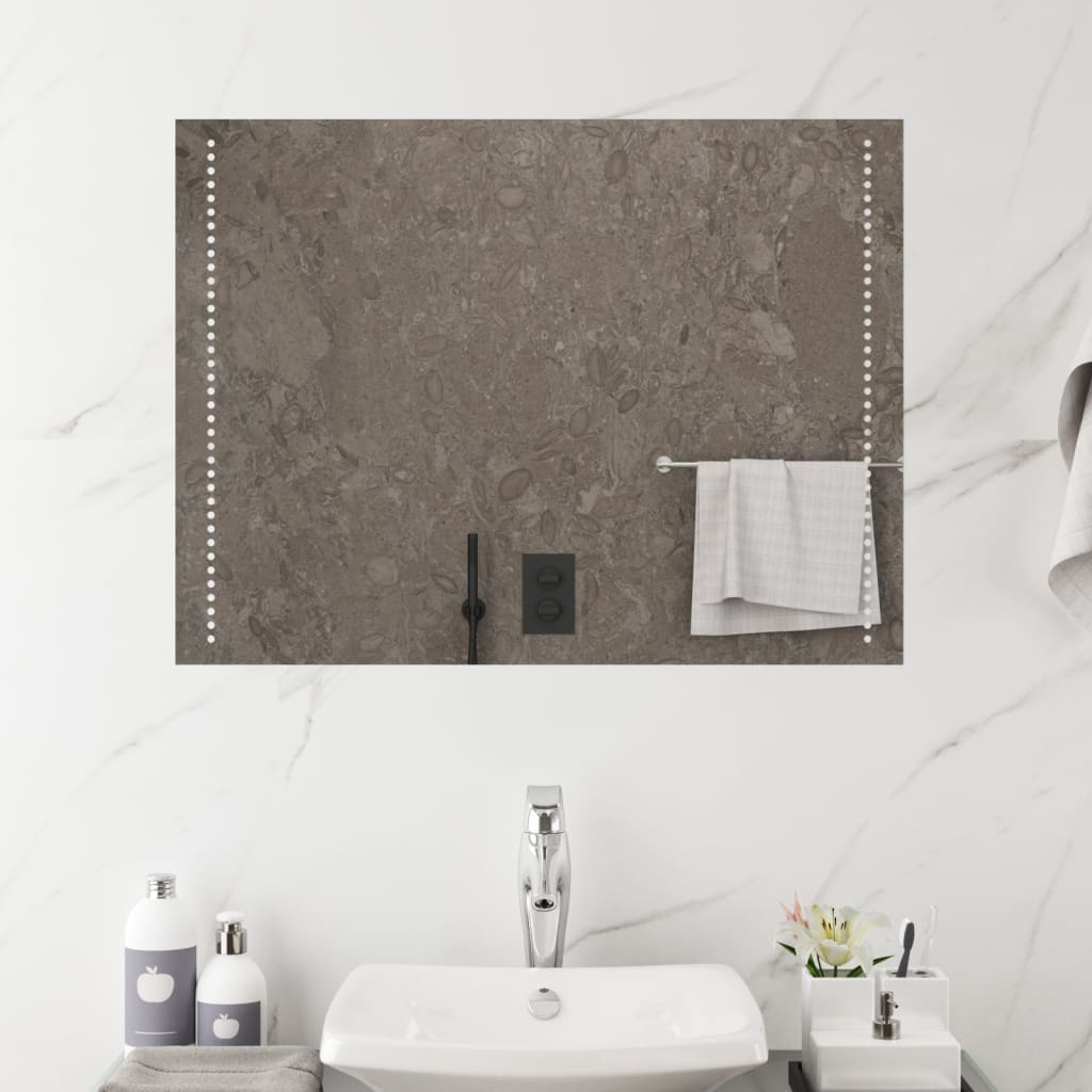 Vannas istabas LED spogulis, 60x80 cm