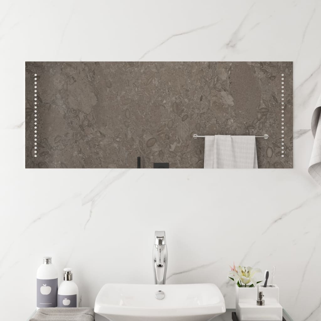 Bathroom LED mirror, 40x100cm
